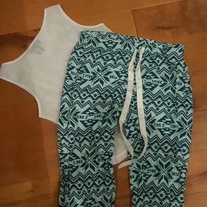 Pink Victoria's secret pajama bottoms size xs